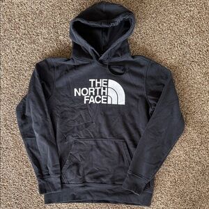 The North Face Men's faded black Hoodie size small